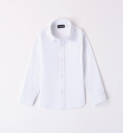 Boys' white shirt WHITE