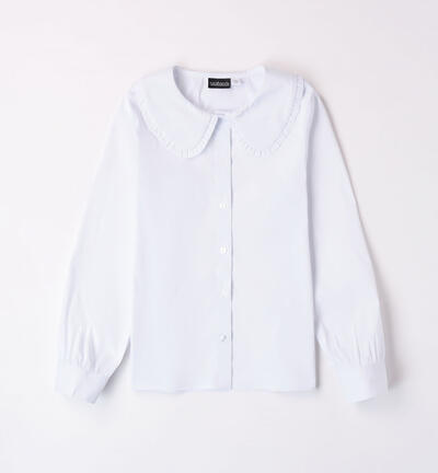 Girls' white shirt WHITE