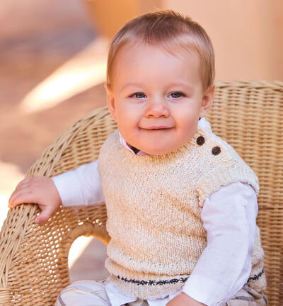 Minibanda children's shirt WHITE