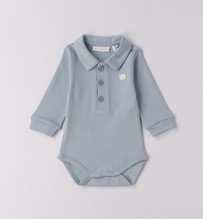 Baby shirt bodysuit LIGHT BLUE