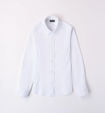 Boys' classic shirt WHITE