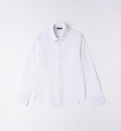 Boys' classic shirt WHITE