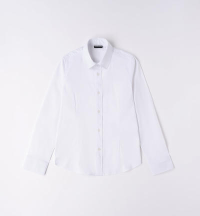Camicia classica ragazzo BIANCO
