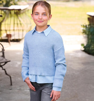 Shirt for girls BLUE
