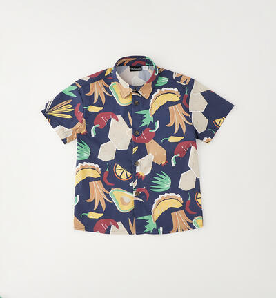 Camicia estiva per bambino BLU