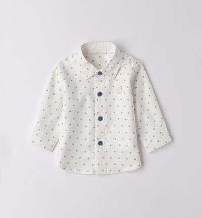 Camicia neonato cerimonia PANNA