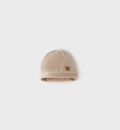 Newborn chenille hat BEIGE