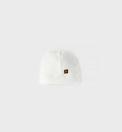 Newborn chenille hat CREAM