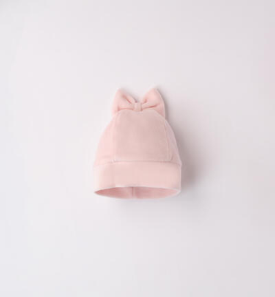 Cappellino neonata Minibanda ROSA