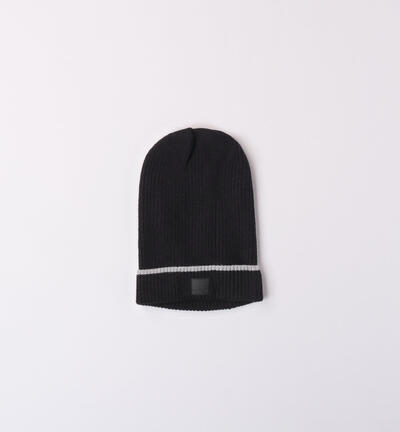 Boys' winter hat BLACK