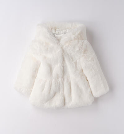 Cappotto da bambina PANNA