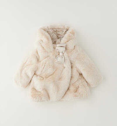 Elegant baby girl coat CREAM