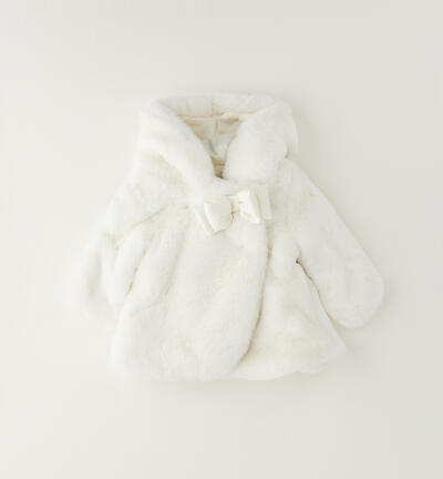 Elegant baby girl coat CREAM