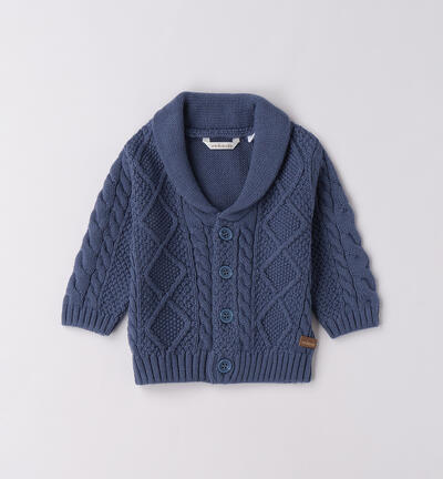 Minibanda newborn cardigan BLUE