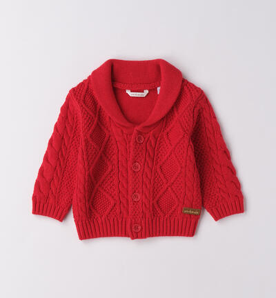 Minibanda newborn cardigan RED