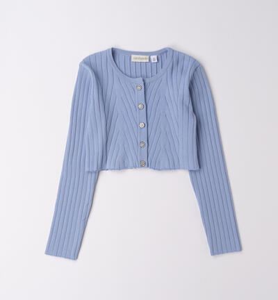 Cardigan for girls BLUE