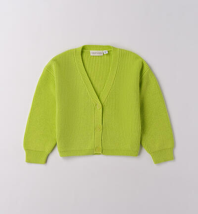 Cardigan for girls GREEN