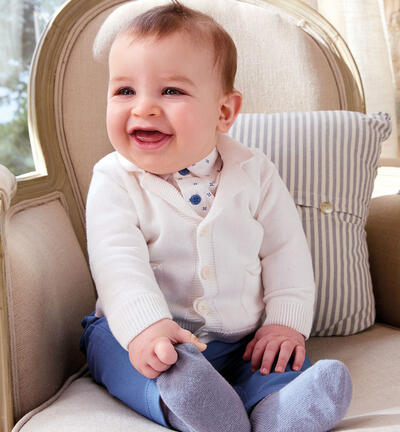 Cardigan per bimbo PANNA