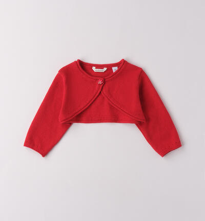 Cardigan per neonata ROSSO
