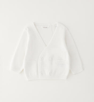 Cardigan for newborns WHITE
