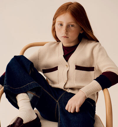 Sarabanda girl's cardigan BEIGE