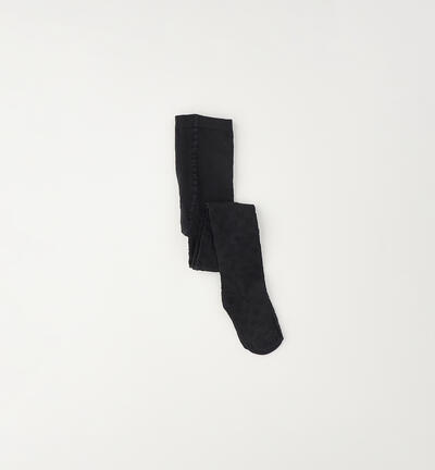 Collant neri bambina NERO