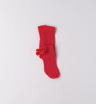 Tights for girls RED
