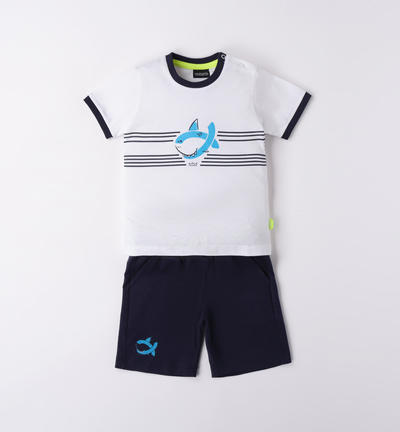 Boys' comfortable set WHITE