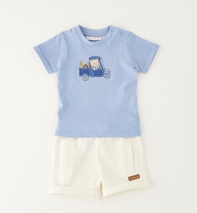 Completino bimbo neonato AZZURRO