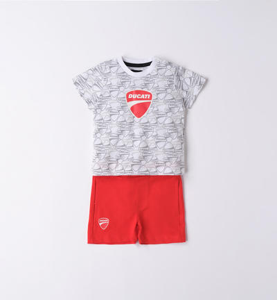 Ducati boys' summer set WHITE