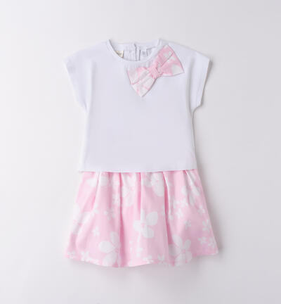 Completino per bambina Sarabanda BIANCO