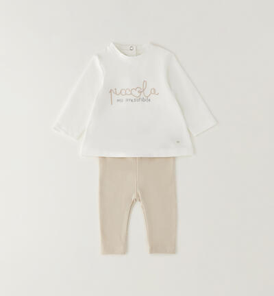 Newborn baby girl outfit CREAM