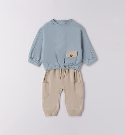 Completino sportivo neonato AZZURRO
