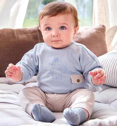 Completino sportivo neonato AZZURRO