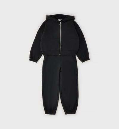 Completo 2 pezzi ragazza NERO