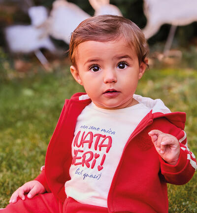 3-piece baby girl outfit RED