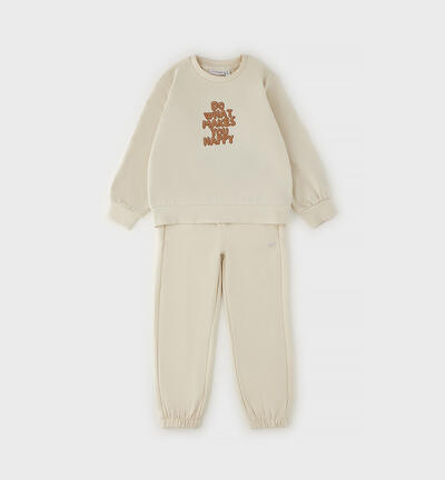 2-piece girl's outfit BEIGE