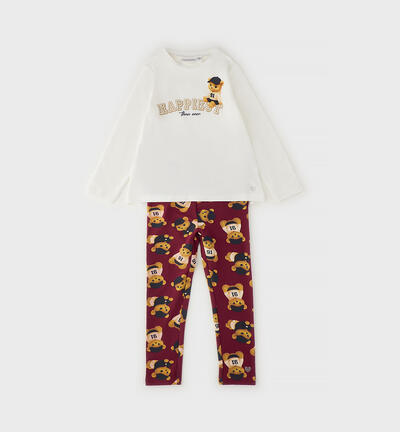 Girls' cotton set CREAM