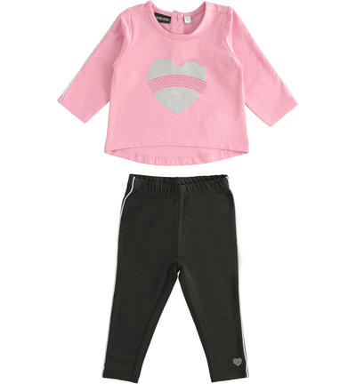 MAXI SWEATER + LEGGINGS SET PINK