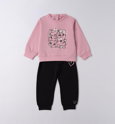 Completo bambina Sarabanda ROSA