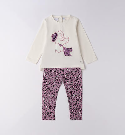 Sarabanda girl's set CREAM