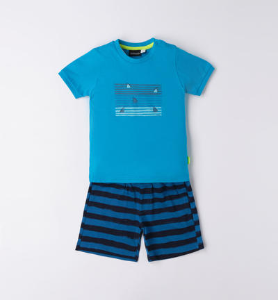 Completo bambino estivo AZZURRO