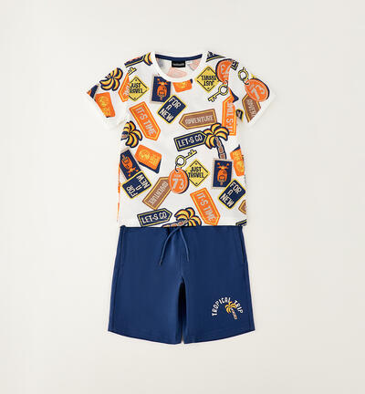 Summer children's outfit CREAM