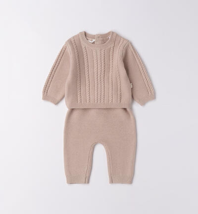 Completo bimbo due pezzi BEIGE