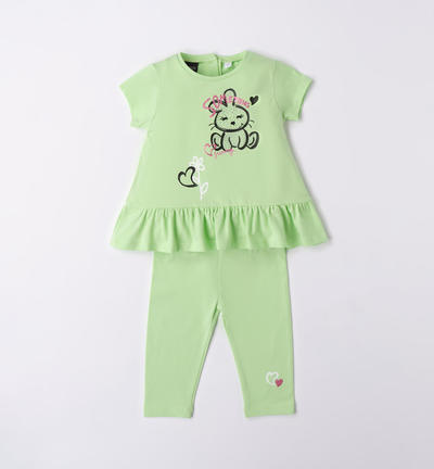 Girl's bunny outfit WHITE