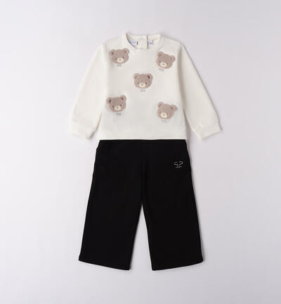 Sarabanda girl's outfit CREAM