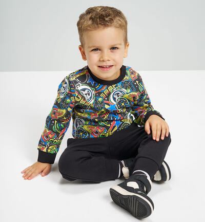 Completo da bambino NERO