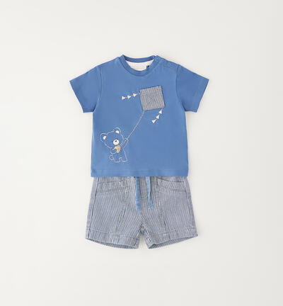 Completo da neonato Minibanda BLU