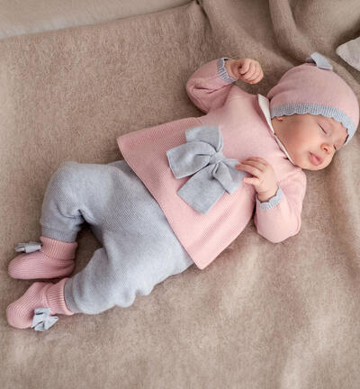 Two-piece baby girl outfit PINK