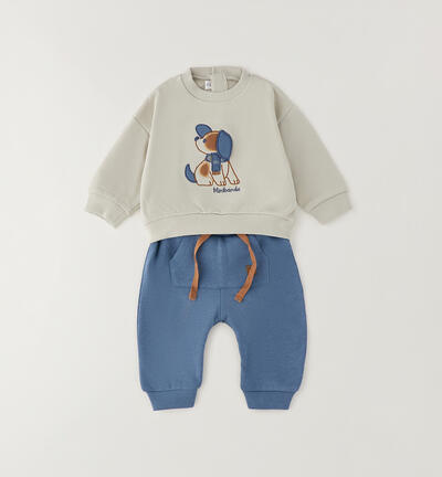 Two-piece newborn set BEIGE